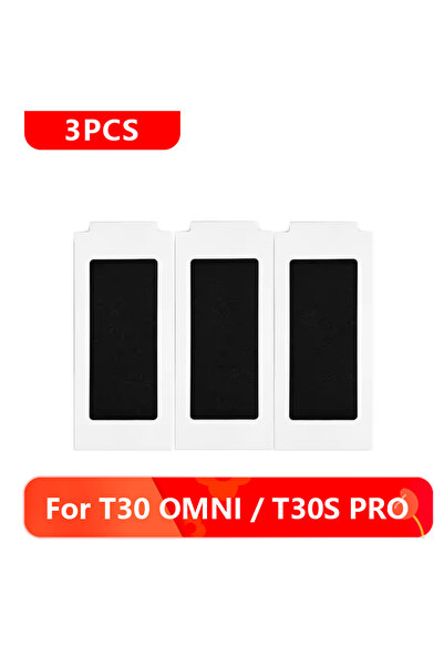 Choice10 3 قطع من أكياس الغبار البديلة لروبوتات التنظيف ECOVACS T30 PRO OMNI ...