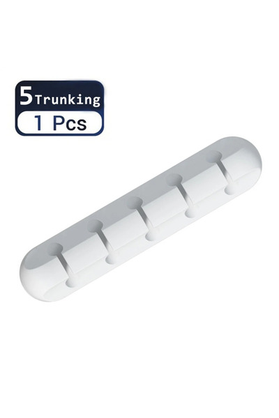 choice2 5 holes white Cable Fixing Clips 3-Pack Cable Management Cable Organi...