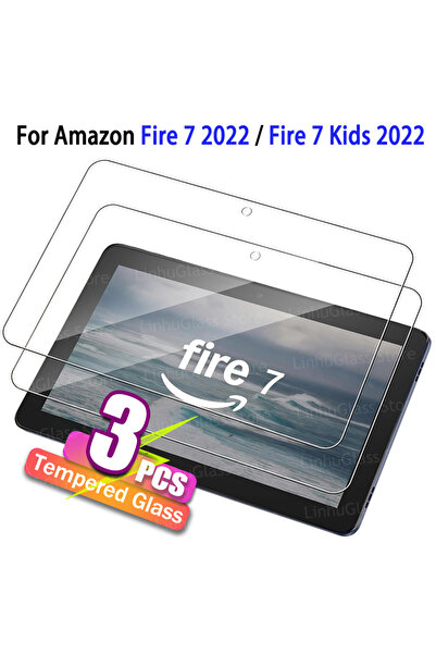 choice2 3 قطع من الزجاج المقسى لحماية الشاشة مقاس 7 بوصات لجهاز Fire 7 2022 /...