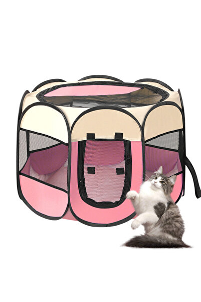 KidLe Foldable Dog Cage Pet Tent Cat Cage Dog Playpen Pet Playpen for Cat