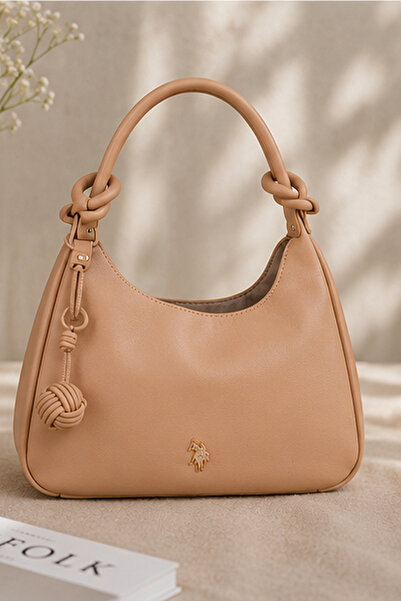 U.S. Polo Assn. USPA HOBO BAG US6553,SAND