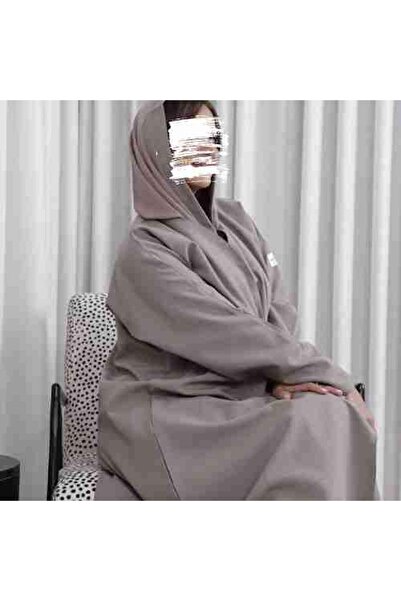 Anaqa Abaya Beige Jacquard Abaya