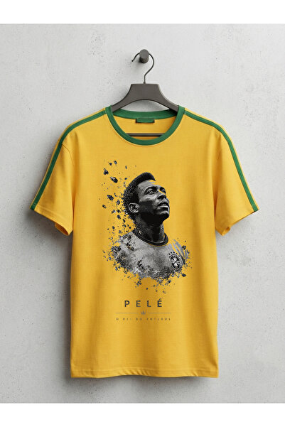 MAGORS Tricou unisex cu imprimeu Pele, croială oversize, cu gât crewneck, Bra...
