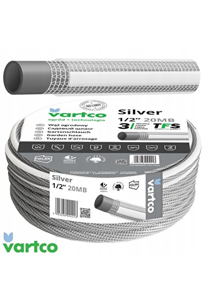 Vartco Furtun de grădină 3-stratificat, care nu se încurcă, 25 bar, 1/2, 30m,...