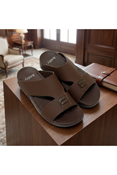 Chyfly Men's Cross Strap Sandals Summer Non-Slip Flat Slippers Casual Beach P...