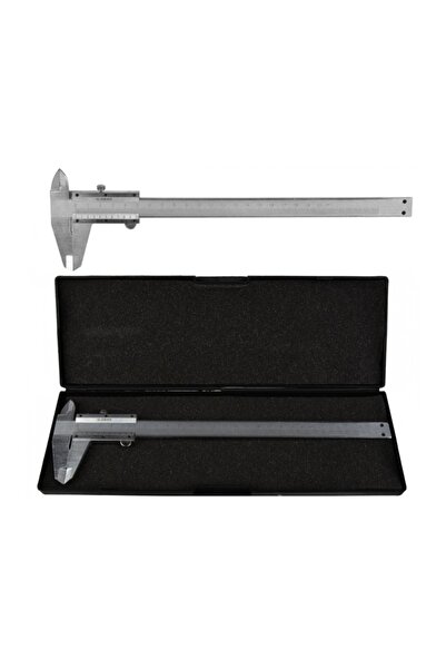 Gekoahşap Riglă metalică 200 mm, precizie 0,02 mm, casetă
