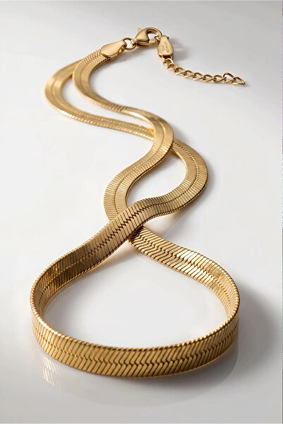 LYRA Bags & Accessories Lyra Milan Long Italian Gold Women's Chain Steel Neck...