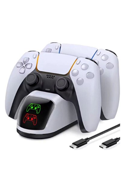 Dolozena Ps5 Dualsense Şarj Istasyonu Playstation 5 Uyumlu Charging Station