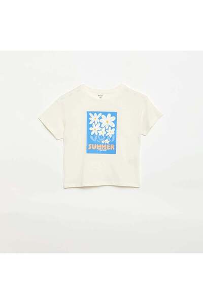 KIABI Fantasy Print T-Shirt WHITE