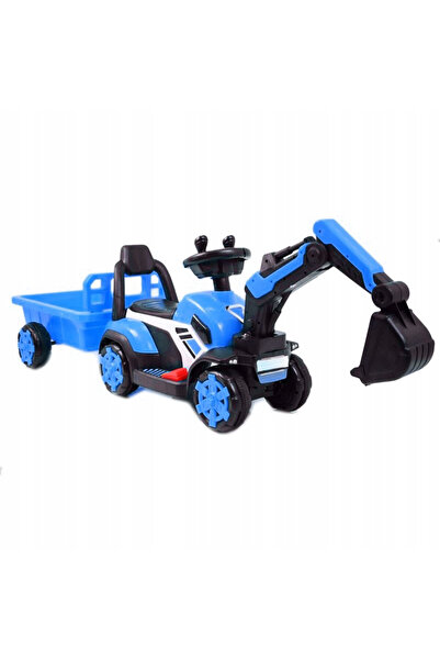 Kinderauto Remorcă electrică tip excavator cu scaun pentru condus