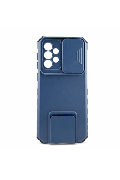 DARA Θήκη Defender με Βάση Στήριξης για Samsung Galaxy A33 5G, Μπλε, Ρυθμιζόμ...