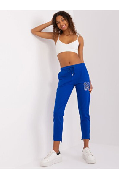 Relevance Pantaloni Trening Dama Dreapta, Guler inalt, RELEVANCE, Cobalt Casu...