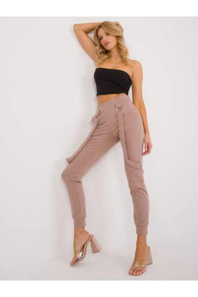 Relevance Women's Tracksuit Bottoms, RELEVANCE, Cotton, Dark Beige, model RV-...