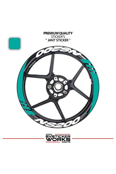 ARONA Bajaj pulsar ns200 wide rim cover sticker decal model 16-piece set - hi...
