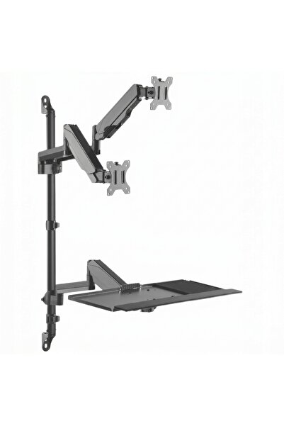 Spacetronik Suport pentru Monitor și Tastatură 17-32 " VESA 2 MONITOARE 16kg