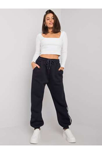 Relevance Pantaloni Trening Dama Lunga, Sport, RELEVANCE, Bleumarin Casual Mo...