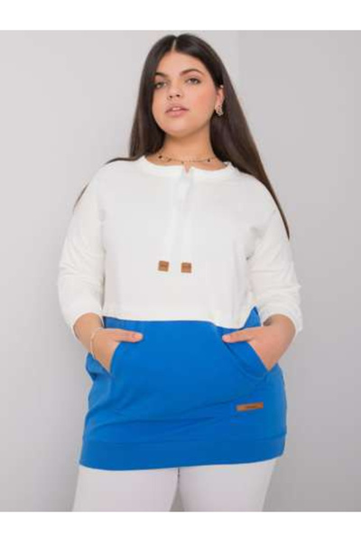 Relevance Women's Sweatshirt, RELEVANCE, Cotton, 3/4 Sleeve, Blue, model RV-B...