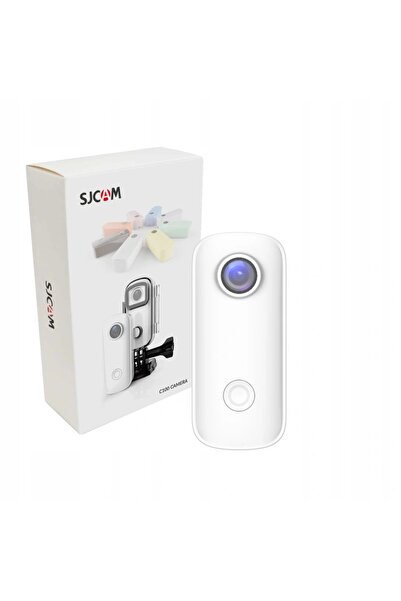 SJCAM CAMERĂ SPORTIVĂ C100+ 4K 30 cadre/secunde IMPERMEABILĂ WIFI ALBĂ