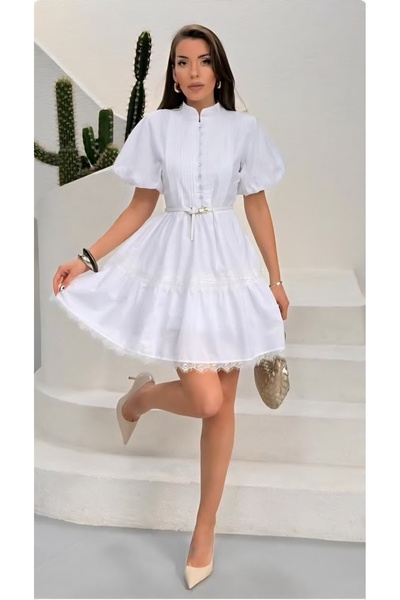 Gizacape outdoors Balloon sleeve dress