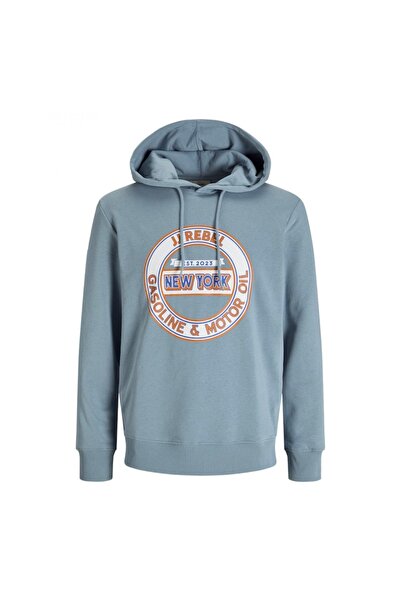 JJ Rebel JREBCASPER Φούτερ με κουκούλα 12266364-MOUNTAIN SPRING Siel M