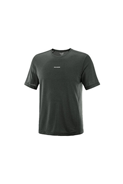 Salomon SHAKEout CORE SS TEE Ανδρικό μπλουζάκι για τρέξιμο LC2947600 Γκρι