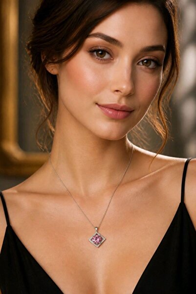Monalisa Home Luxurious Figured Statement Necklace with Zircon Stones