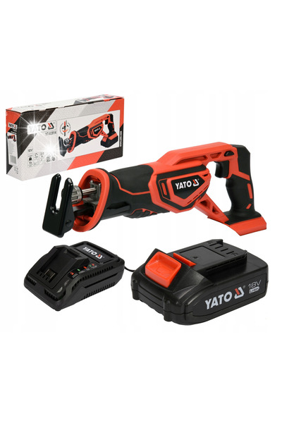 yato Ferăstrău sabie 18V 2Ah, ferăstrău electric cu acumulator, ferăstrău de ...
