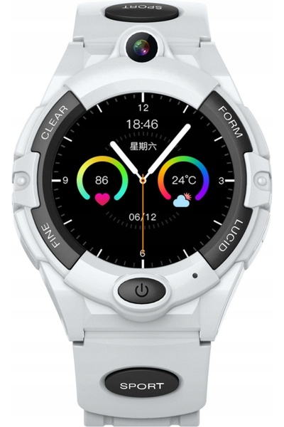 BeMineCollection Smartwatch pentru copii Bemi SPORT Alb Bluetooth GPS 240x240...