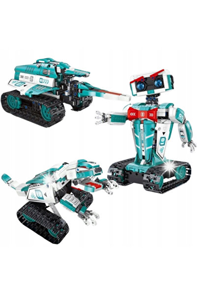 Pegaz Seturi de construcție Robot RC Tanc Dinozaur 3 în 1