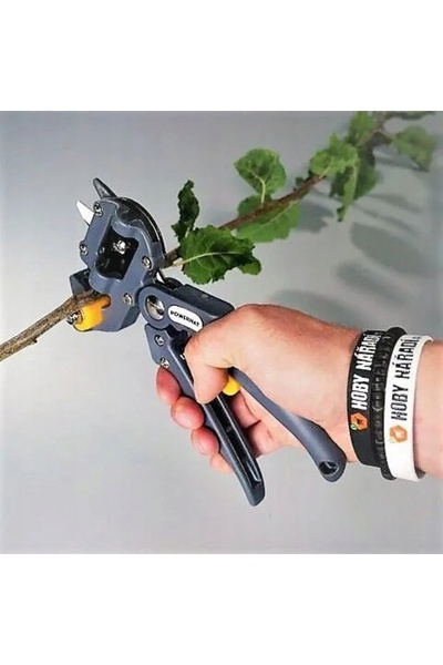 Powermat Foarfecă pentru tăierea plantelor, arbustelor și copacilor + 2 benzi...
