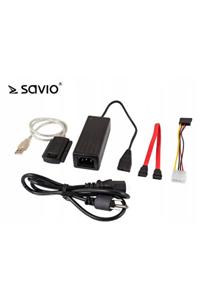 Elmak SAVIO AK-07 Adaptor IDE SATA/ATA - USB 2.0 W-wa