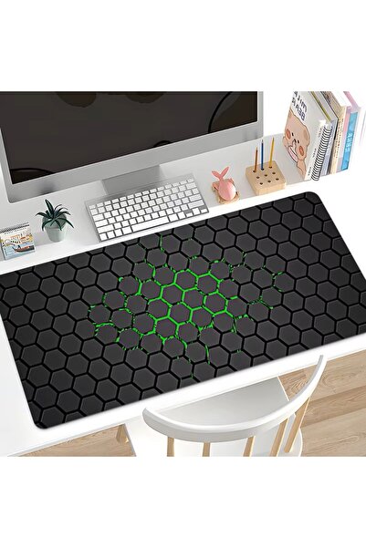 Mcstorey XXL Oyuncu Mouse Pad 90x40 cm 3mm Dikişli Kaymaz Taban Büyük Gaming ...