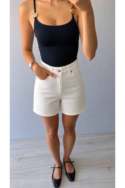 Niceboutique High Waist Denim Short Shorts