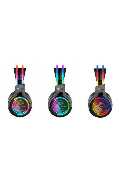 Defender Căști cu microfon COSMO PRO 7.1 VIRTUAL SOUND USB RGB + GRA