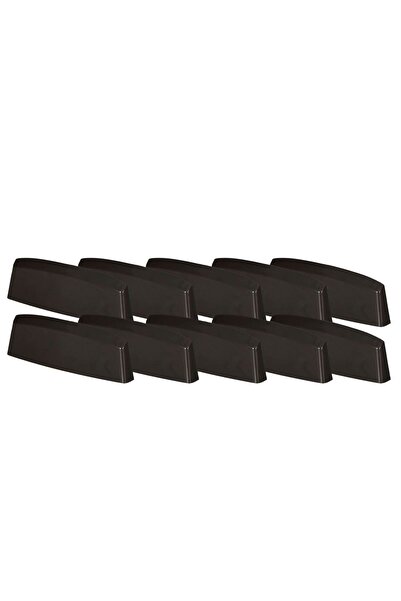 KOTARBAU Capac de scurgere pentru ferestre din PVC, Maro, 36 mm, Set de 10