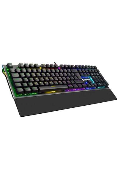 GAMEBOOSTER G908 Bolt Rainbow Aydınlatmalı Red Switch Mekanik Bileklikli Oyun...