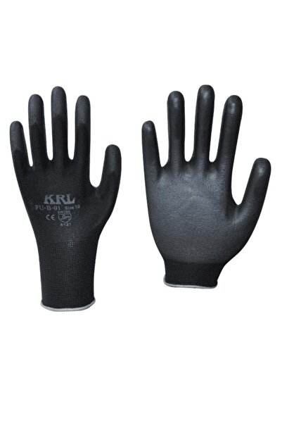 TUĞRA HIRDAVAT Krl 2001 Polyurethane Black Assembly Mechanical Logistics Glov...