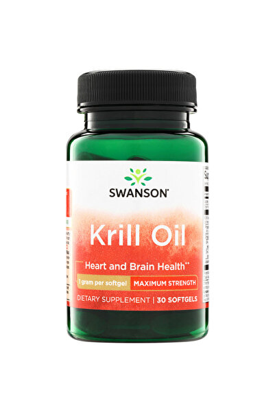 SWANSON Ulei de krill 1000 mg 30 capsule moi