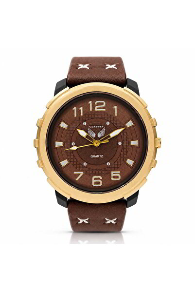Watch Ανδρικό ρολόι Ulysses CB110, καφέ, casual στυλ