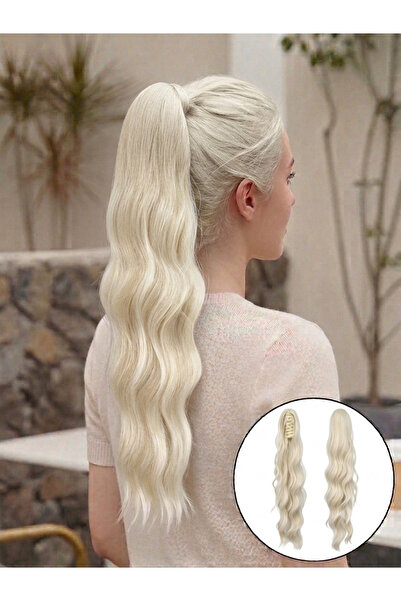 REMY HAİR Dalgalı Tokalı At Kuyruğu Fiber Saç 150gr 60cm