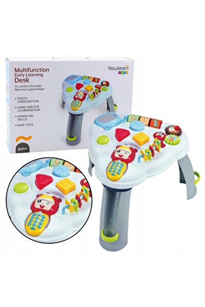 LeanToys Măsuță educativă interactivă pentru copii - distracție și învățare m...