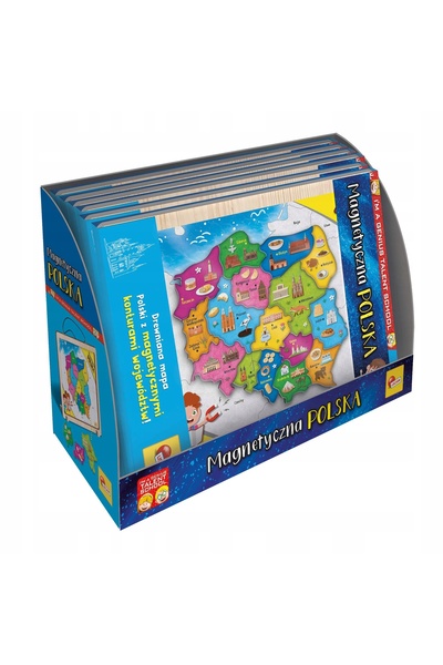 Lisciani Hartă Magnetică a Poloniei - Jucărie Educativă pentru Copii 5+