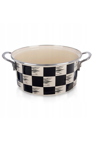 Orion Oală emailată pentru gătit tradițional pe gaz și inducție 22 cm 3L