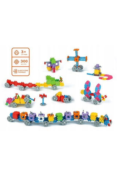 Marioinex MINI WAFFLE WAFLE Blocuri de construcție pentru băieți 300 piese 02271