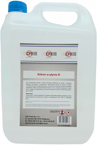 CFİ Silicon lichid CZYSTY, lubrifiant de înaltă temperatură SILOL 5L