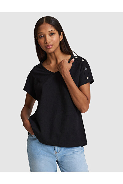 Pierre Cardin Μαύρο T-shirt Comfort Fit 50323604-VR046