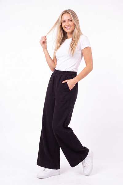 dolcemix Muslin Gabardine Mixed Loose Fit Pants