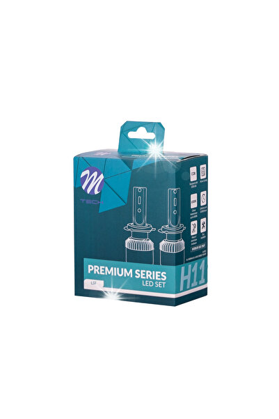 M-TECH Becuri LED H11 6000K anti-ceață pentru Audi A4 B8
