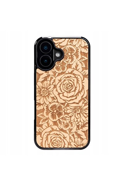 BewooDesign Husă din lemn Bewood pentru iPhone 16 ROZURI ANIEGRE