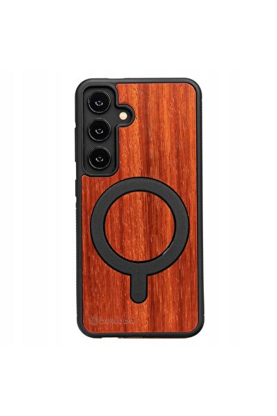 BewooDesign Husă din lemn Bewood pentru Samsung Galaxy S25 PADOUK cu MagSafe